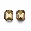 Pointed Back Glass Rhinestone Cabochons RGLA-T079-8x10mm-04-2