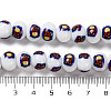 Printing Glass Beads for Necklaces Bracelets Making GLAA-B020-02A-10-5