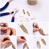 Fashewelry Zinc Alloy Rhinestone Strass Chains FIND-FW0001-31G-14