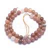 Natural Sunstone Beads Strands G-K310-C08-8mm-3