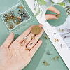 HOBBIESAY 20 Pairs 2 Colors 304 Stainless Steel Stud Earring Findings STAS-HY0001-44-3