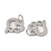 Eco-Friendly Brass Micro Pave Cubic Zirconia Pendants KK-M246-40P-2