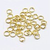 925 Sterling Silver Split Jump Rings STER-F036-01G-0.6x7mm-1