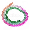 Transparent Painted Glass Beads Strands X1-DGLA-A034-T4mm-A03-5