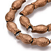 Electroplate Glass Beads Strands EGLA-T025-03F-3