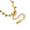 Brass Cable Chain Necklace Making KK-K337-12G-01-3