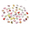 Cartoon Animal Opaque Resin Cabochons RESI-K019-45-1