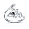 Leaf Alloy Cuff Rings FS-WGD5948-02-3
