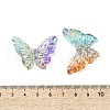 Transparent UV Plating Acrylic Beads PACR-D288-20-3