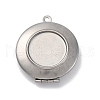 304 Stainless Steel Locket Pendants STAS-S171-11P-1