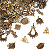 Tibetan Style Alloy Chandelier Components Links and Iron Chandelier Component Links PALLOY-TA0001-56AB-3