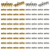   100Pcs 2 Colors Tibetan Style Alloy Links TIBE-PH0002-17-1