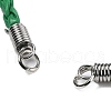 Braided PU Leather Cord Bracelet Making AJEW-JB00032-3