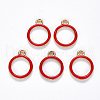 Alloy Enamel Pendants ENAM-S121-086A-2
