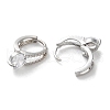 Brass Hoop Earrings EJEW-C121-08P-2