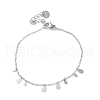 304 Stainless Steel Cable Chain Bracelets for Women BJEW-A036-22P-2