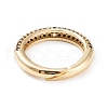 Adjustable Brass Micro Pave Cubic Zirconia Cuff Rings RJEW-L098-007D-G-3