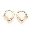 Brass Hoop Earring Finding KK-N261-64G-1