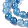 Dyed Natural White Jade Beads Strands X-G-T138-6mm-210-1-3