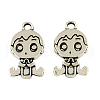 Tibetan Style Alloy Cartoon Boy Pendants TIBEP-Q043-163-RS-1