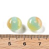 Two Tone Transparent Resin Beads RESI-S013-01F-2