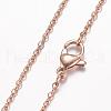 304 Stainless Steel Pendant Necklaces NJEW-D277-27-4
