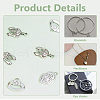 GOMAKERER 96Pcs 16 Style Alloy Pendant FIND-GO0001-90-5