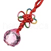 Glass Round Ball Hanging Ornaments HJEW-Z006-01C-2