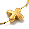 304 Stainless Steel Serpentine Chain Bracelets BJEW-H608-01G-X-3