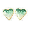 304 Stainless Steel Enamel Pendants STAS-V015-42G-03-1