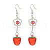 Iron Dangle Earrings EJEW-FS00023-1