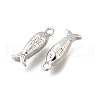 Ocean Theme Brass Charms KK-C096-13A-P-2