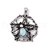 Natural Mixed Stone Pendants KK-A173-03AS-2