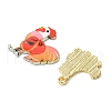 12pcs 6 styles Alloy Enamel Pendants FIND-FS0002-38-2
