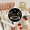Glass Pearl Beads Strands SHEL-WH0001-009B-1-7