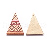 Printed Iron Pendants IFIN-L028-E05-2