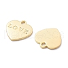 Brass Pendants KK-B134-32G-2