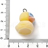 Flocky Resin Pendants FIND-S001-14C-3