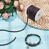4-Ply Round Imitation Leather Braided Cord LC-WH0003-10D-4