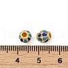 Brass Enamel Beads KK-Q081-08MG-3