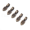 Tibetan Style Pendant Bails MAB3357Y-3