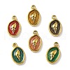 304 Stainless Steel Enamel Pendants STAS-D369-22G-1