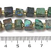 Natural Azurite Beads Strands G-G053-B20-03-5