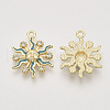 Alloy Enamel Pendants X-ENAM-N051-20C-2