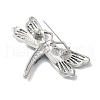 Dragonfly Alloy Rhinestone Brooches for Backpack Clothes JEWB-M067-05B-P01-2