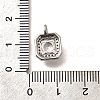 Brass Micro Pave Cubic Zirconia Pendants KK-U055-01P-01-3