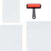 SUPERFINDINGS 4Pcs 4 style Flat Rectangle Acrylic Board DIY-FH0002-97-1