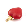 Rack Plating Brass Enamel Pendants KK-P269-10G-3