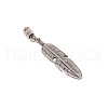 Alloy Cord Ends PALLOY-WH0093-08A-1