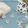   6Pcs 3 Styles 925 Sterling Silver Charms STER-PH0002-86-4